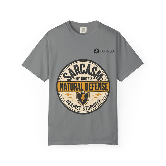 Sarcasm My Body's Natural Defense T-Shirt — Funny Graphic Tee