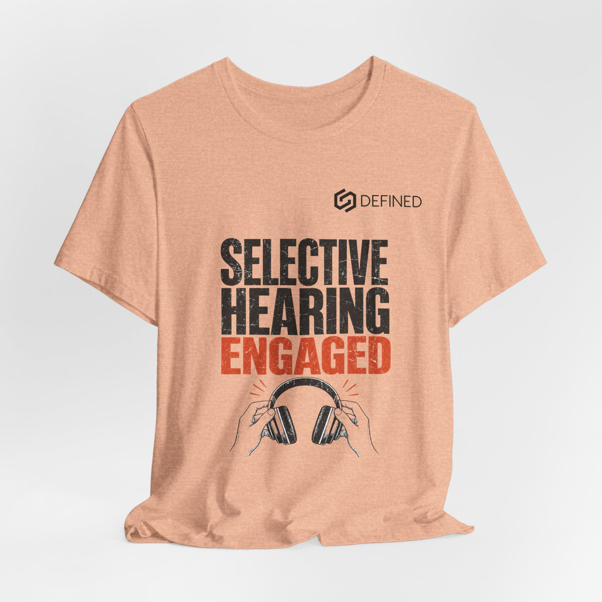 Selective Hearing Engaged Tee | Funny Vintage Distressed Graphic T-Shirt