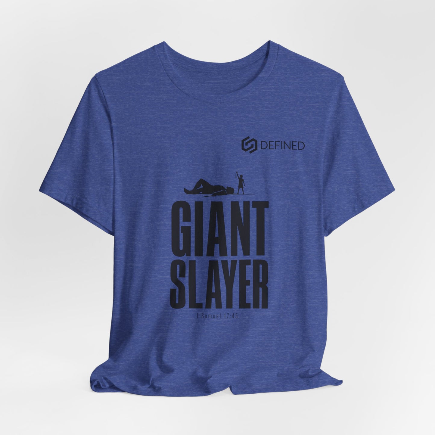Giant Slayer Tee | 1 Samuel 17:45 David and Goliath Christian T-Shirt | Old Testament Streetwear