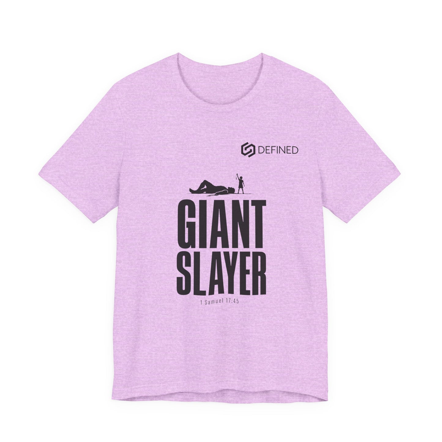 Giant Slayer Tee | 1 Samuel 17:45 David and Goliath Christian T-Shirt | Old Testament Streetwear