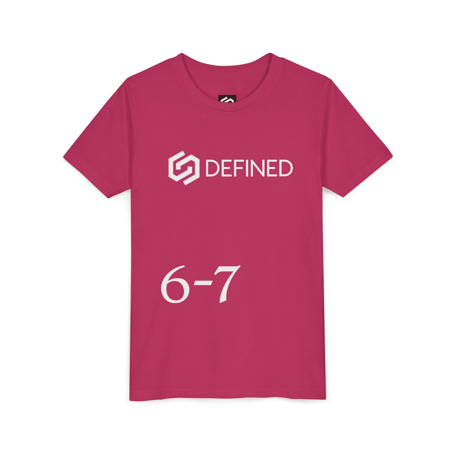 6-7 t-Shirt Defined Youth Tee: