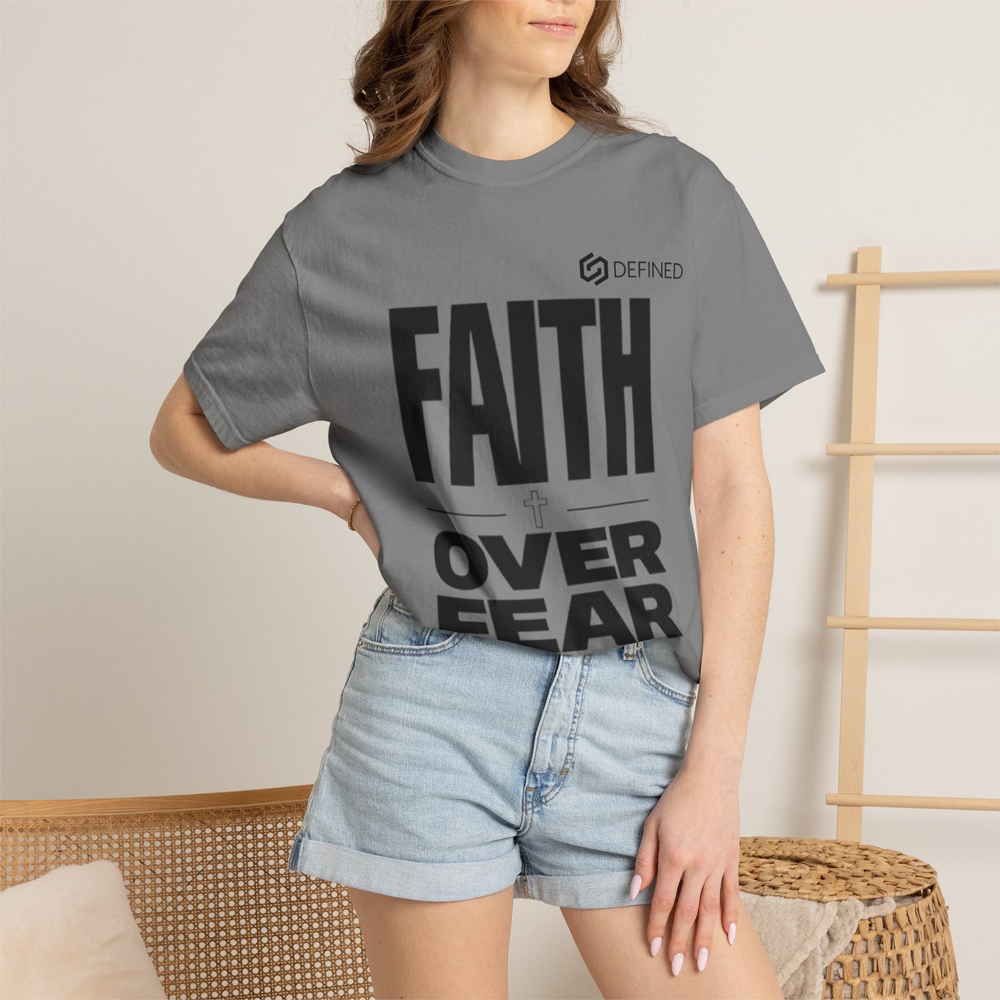 Faith Over Fear T-Shirt — Christian Inspirational Tee