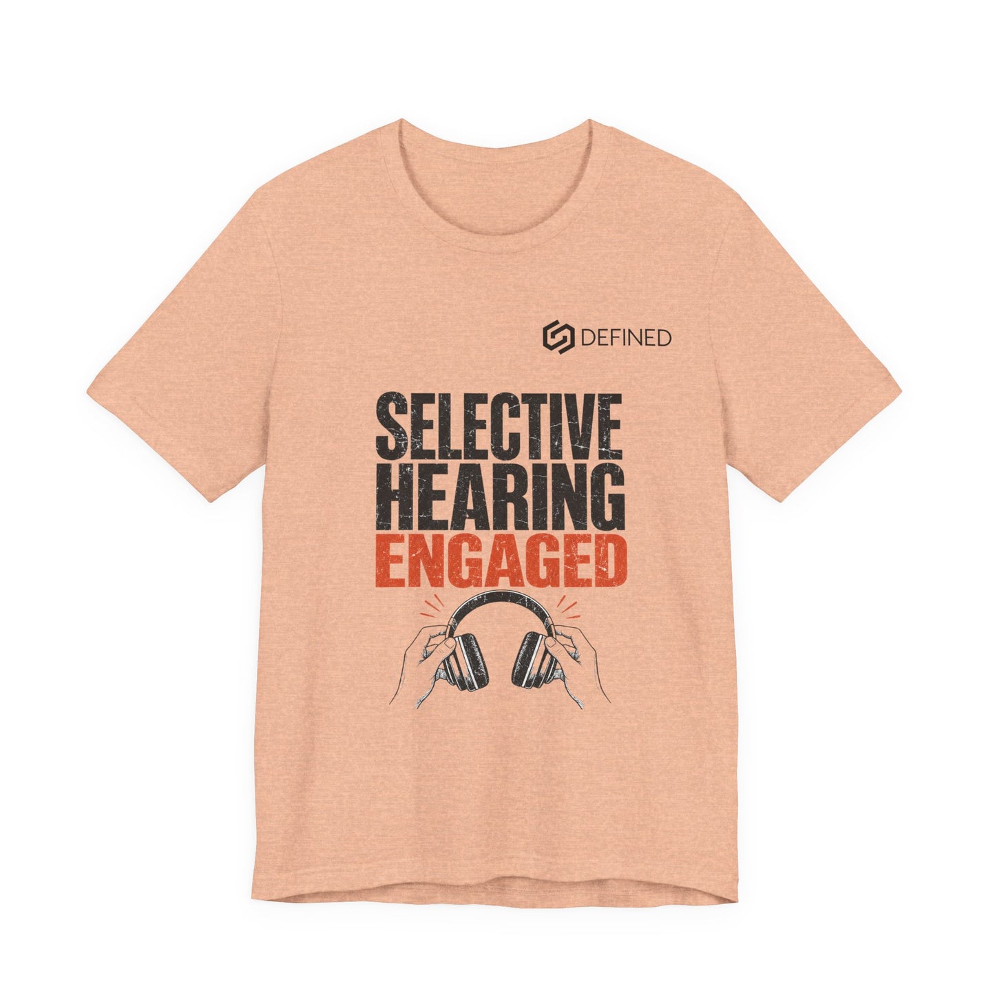 Selective Hearing Engaged Tee | Funny Vintage Distressed Graphic T-Shirt