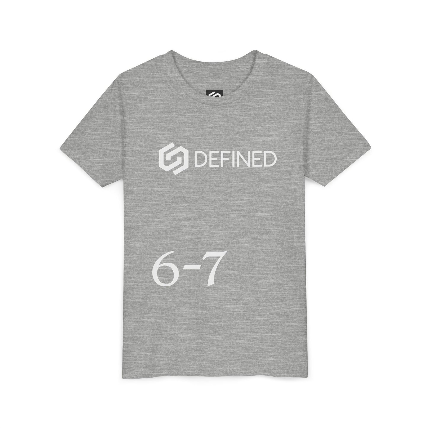 6-7 t-Shirt Defined Youth Tee: