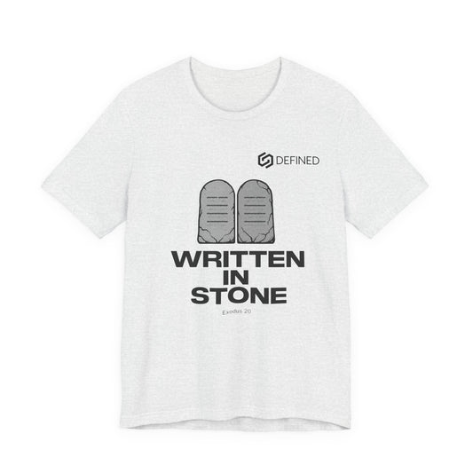 Written in Stone Tee | Exodus 20 Ten Commandments