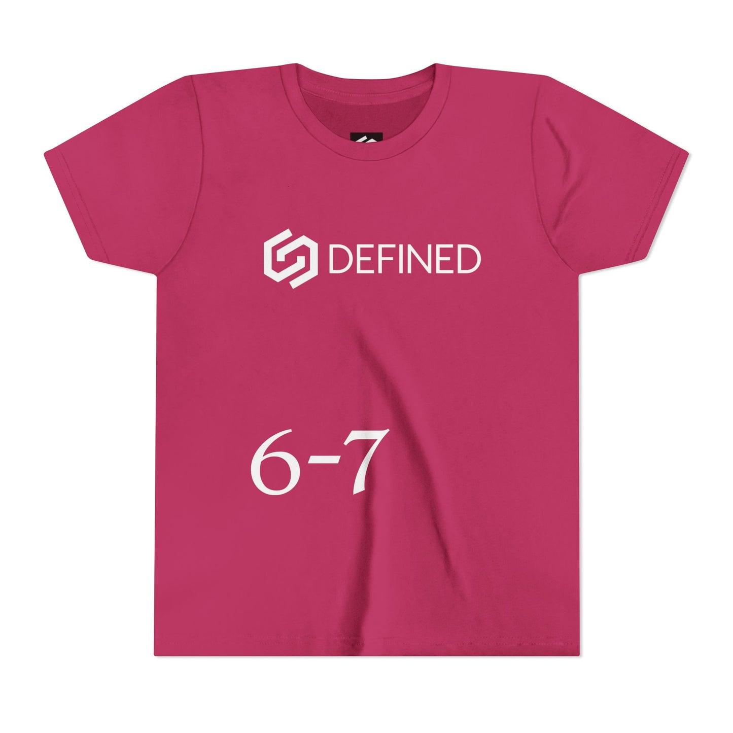 6-7 t-Shirt Defined Youth Tee: