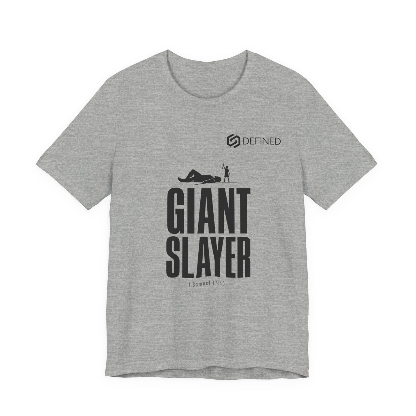 Giant Slayer Tee | 1 Samuel 17:45 David and Goliath Christian T-Shirt | Old Testament Streetwear