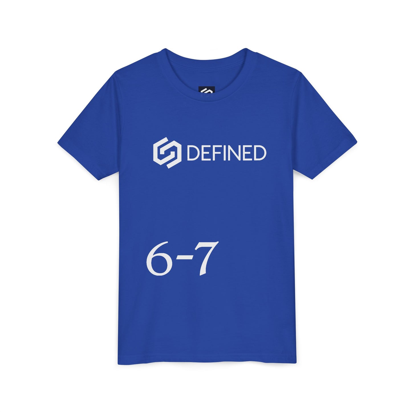 6-7 t-Shirt Defined Youth Tee: