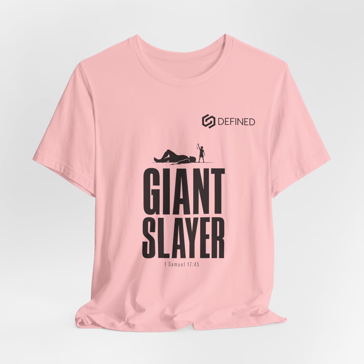 Giant Slayer Tee | 1 Samuel 17:45 David and Goliath Christian T-Shirt | Old Testament Streetwear