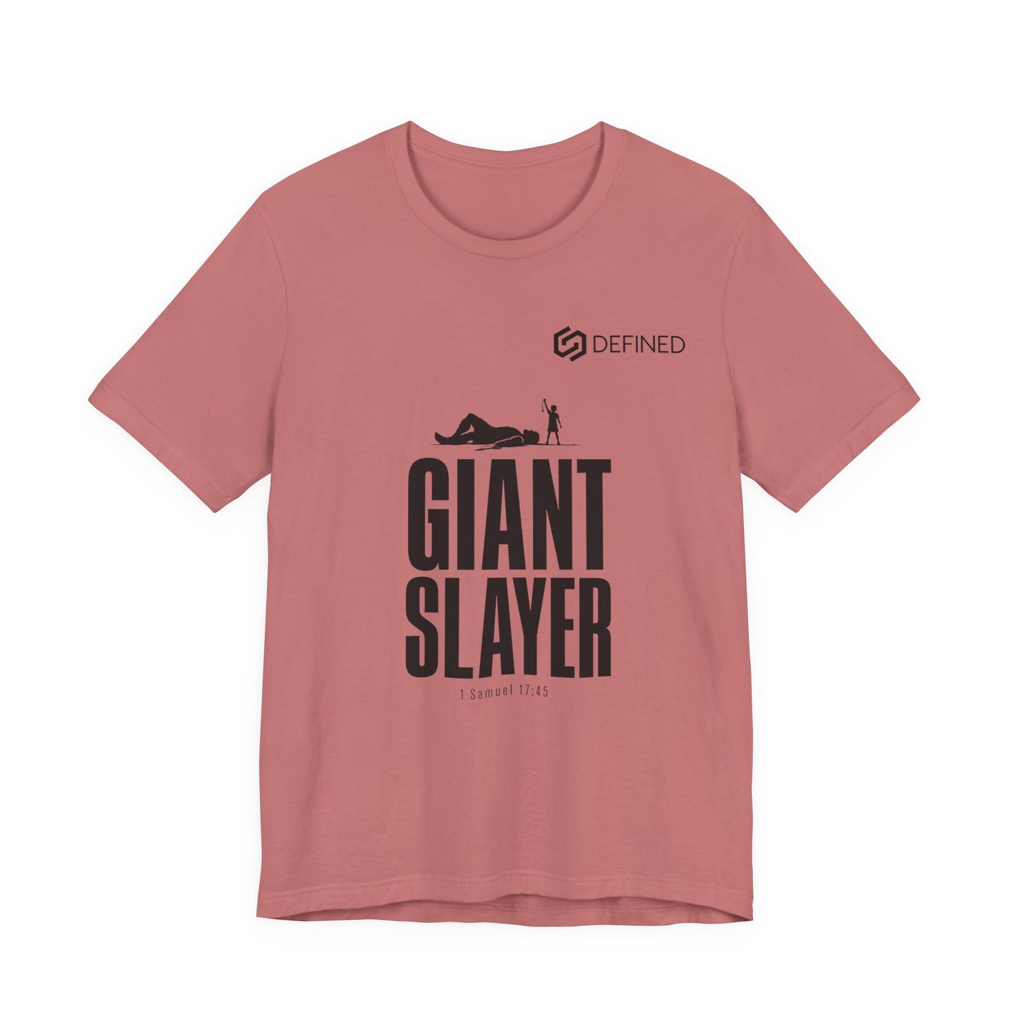 Giant Slayer Tee | 1 Samuel 17:45 David and Goliath Christian T-Shirt | Old Testament Streetwear