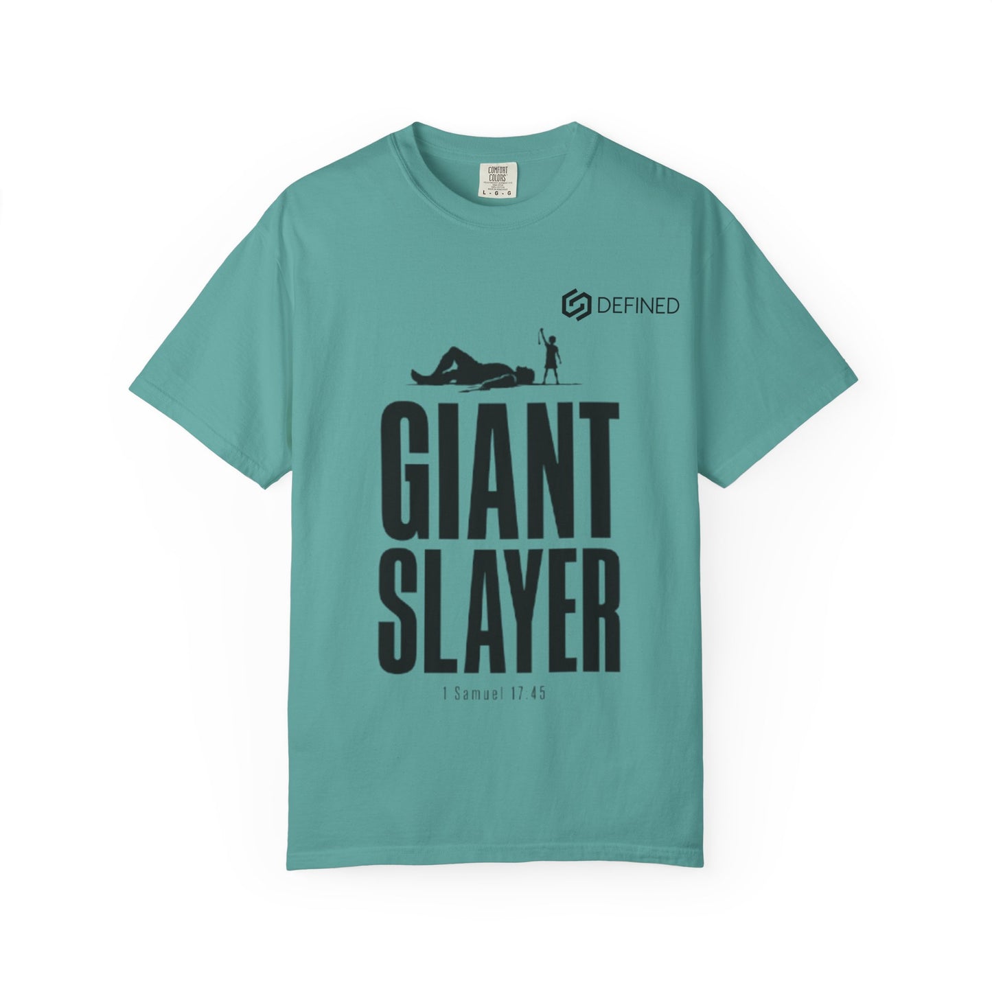 Giant Slayer Tee | 1 Samuel 17:45 David and Goliath Christian T-Shirt | Old Testament Streetwear