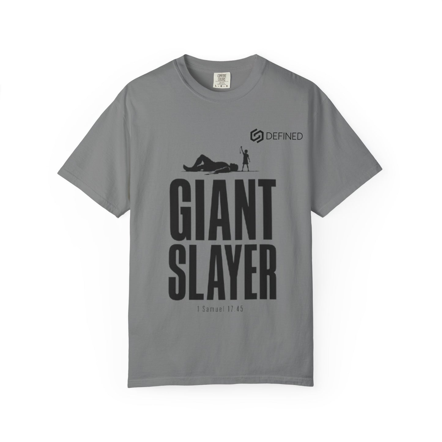 Giant Slayer Tee | 1 Samuel 17:45 David and Goliath Christian T-Shirt | Old Testament Streetwear
