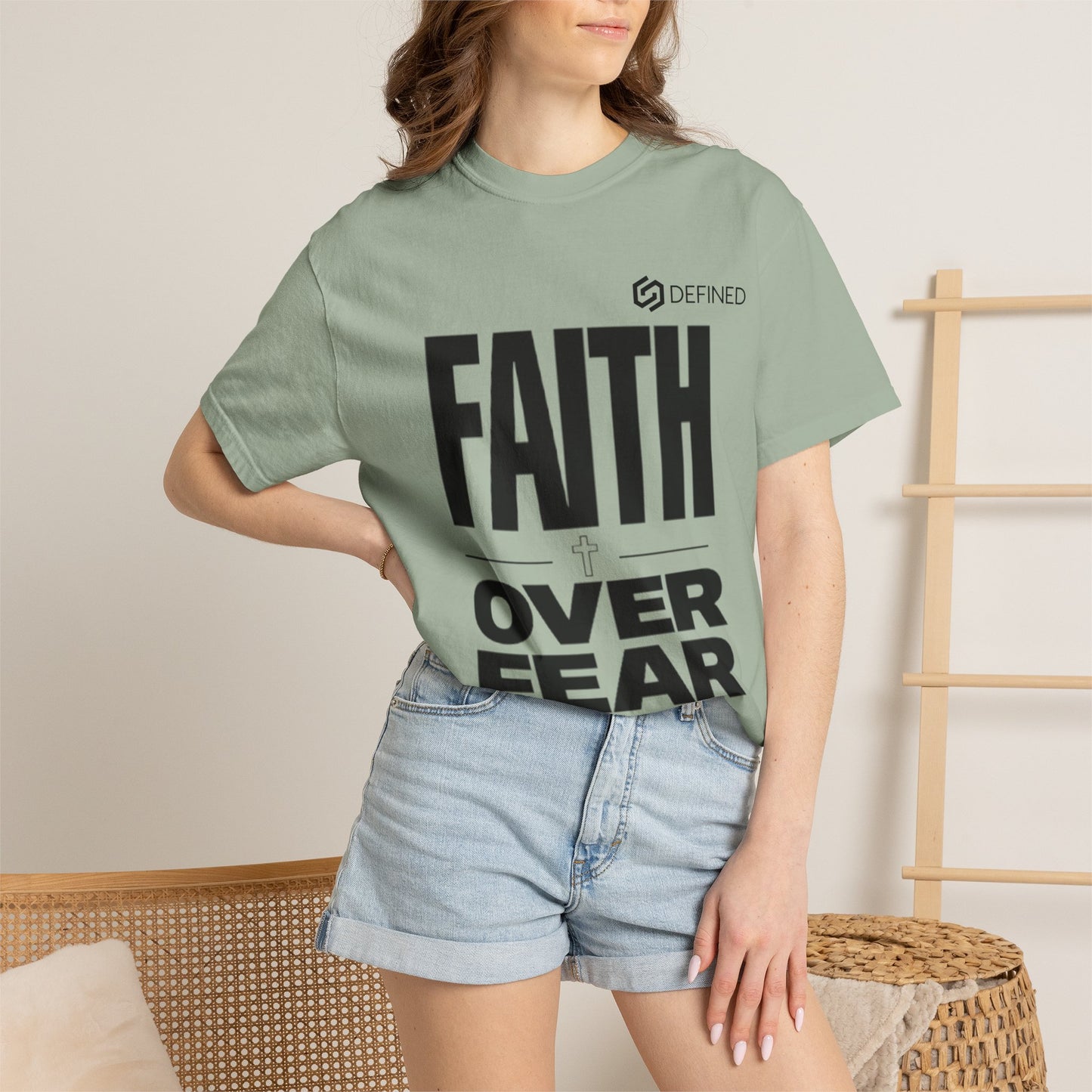 Faith Over Fear T-Shirt — Christian Inspirational Tee