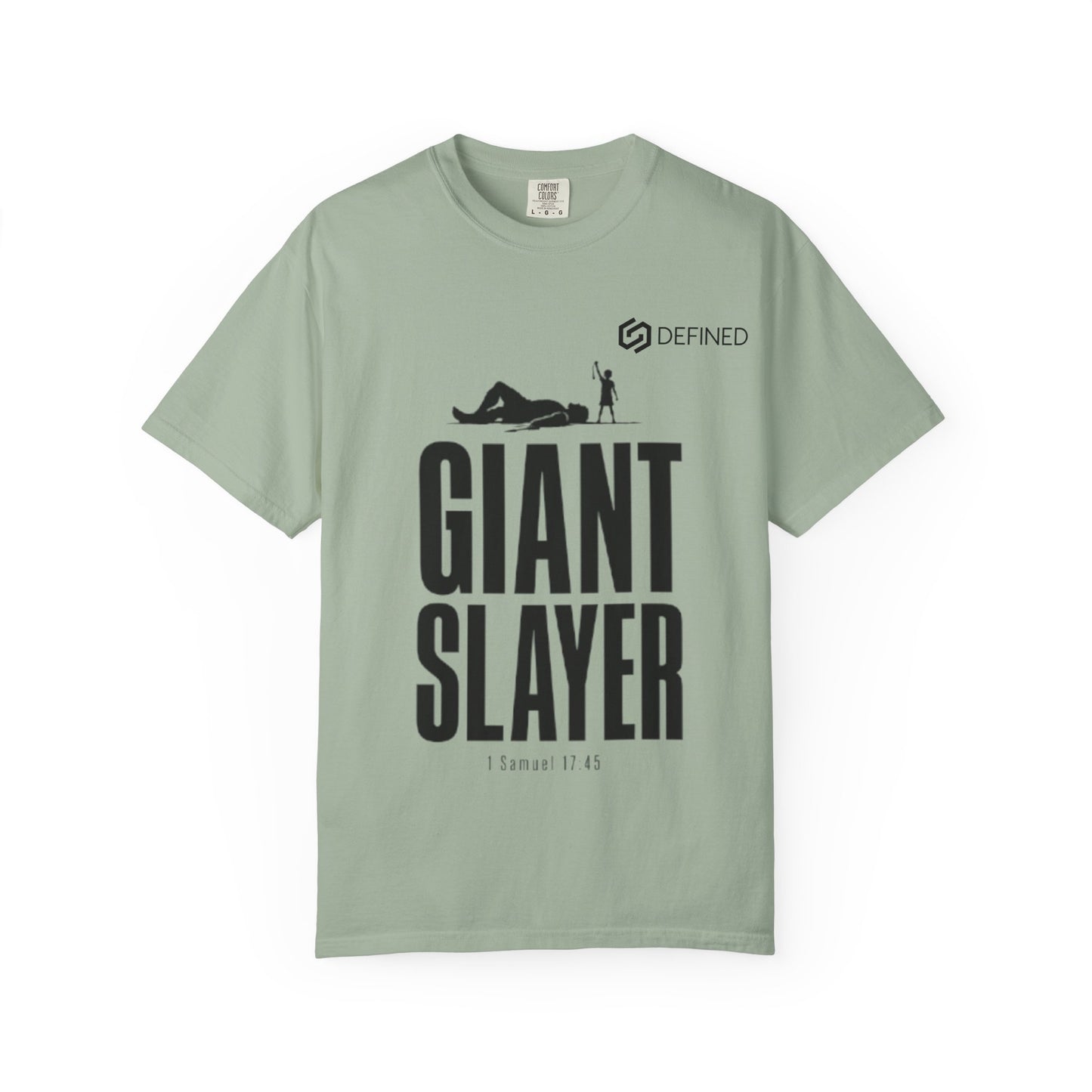 Giant Slayer Tee | 1 Samuel 17:45 David and Goliath Christian T-Shirt | Old Testament Streetwear