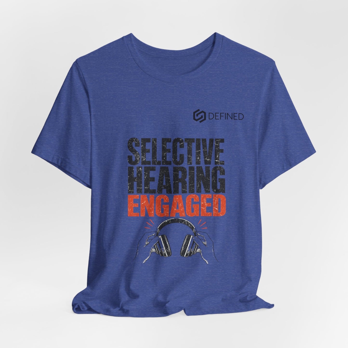 Selective Hearing Engaged Tee | Funny Vintage Distressed Graphic T-Shirt