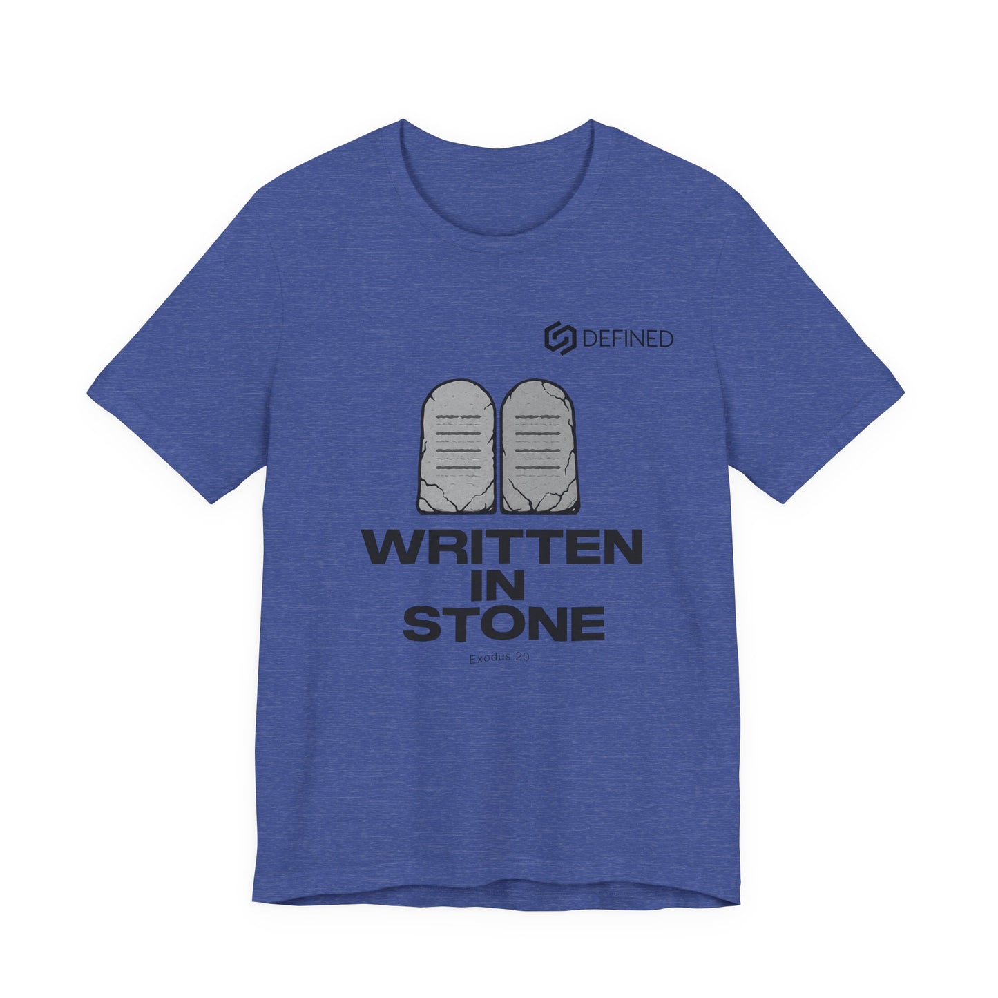 Written in Stone Tee | Exodus 20 Ten Commandments Christian T-Shirt | Old Testament Streetwear