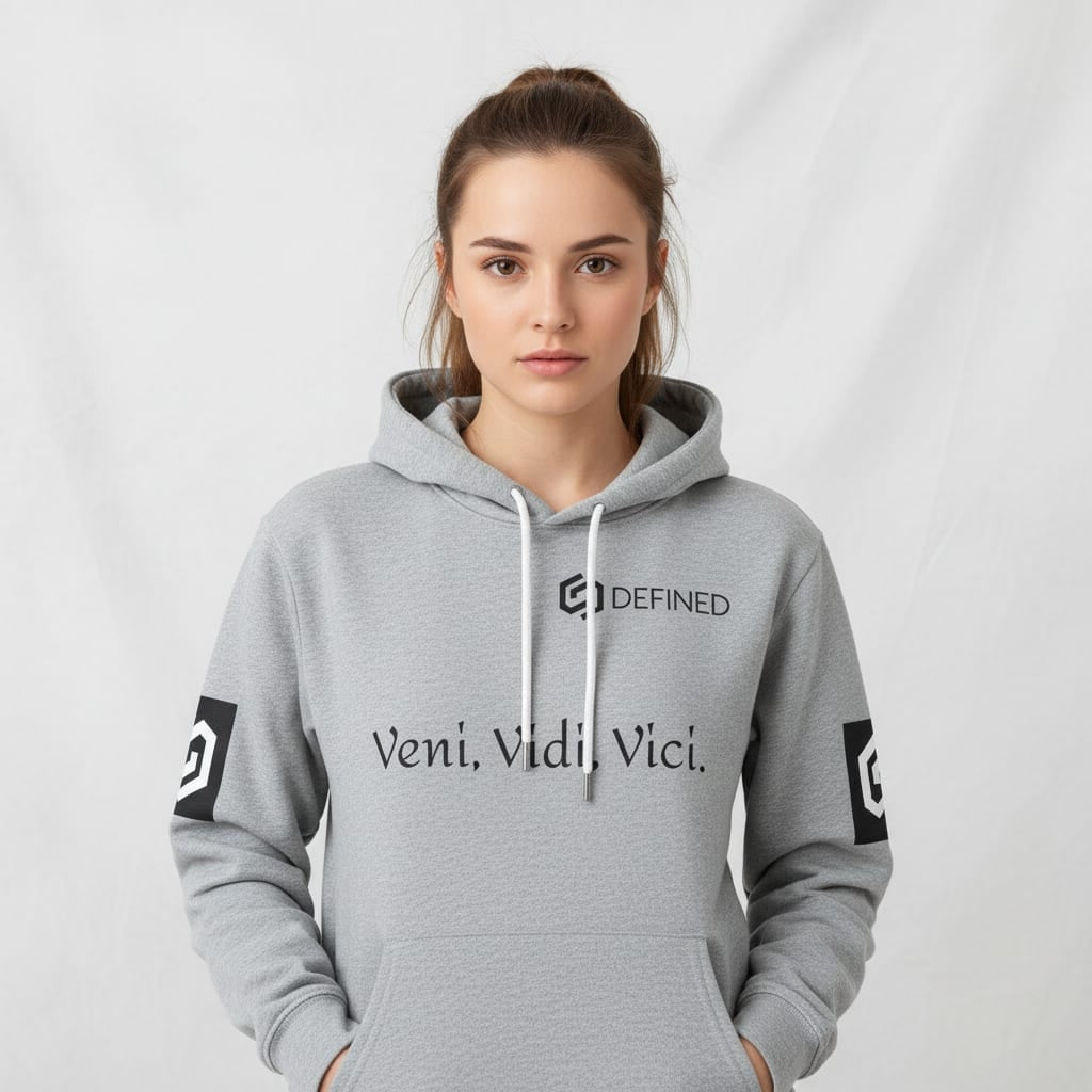 Veni, vidi, vici™ Hooded Sweatshirt.