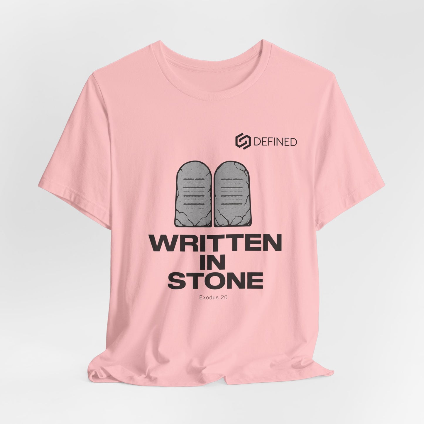 Written in Stone Tee | Exodus 20 Ten Commandments Christian T-Shirt | Old Testament Streetwear