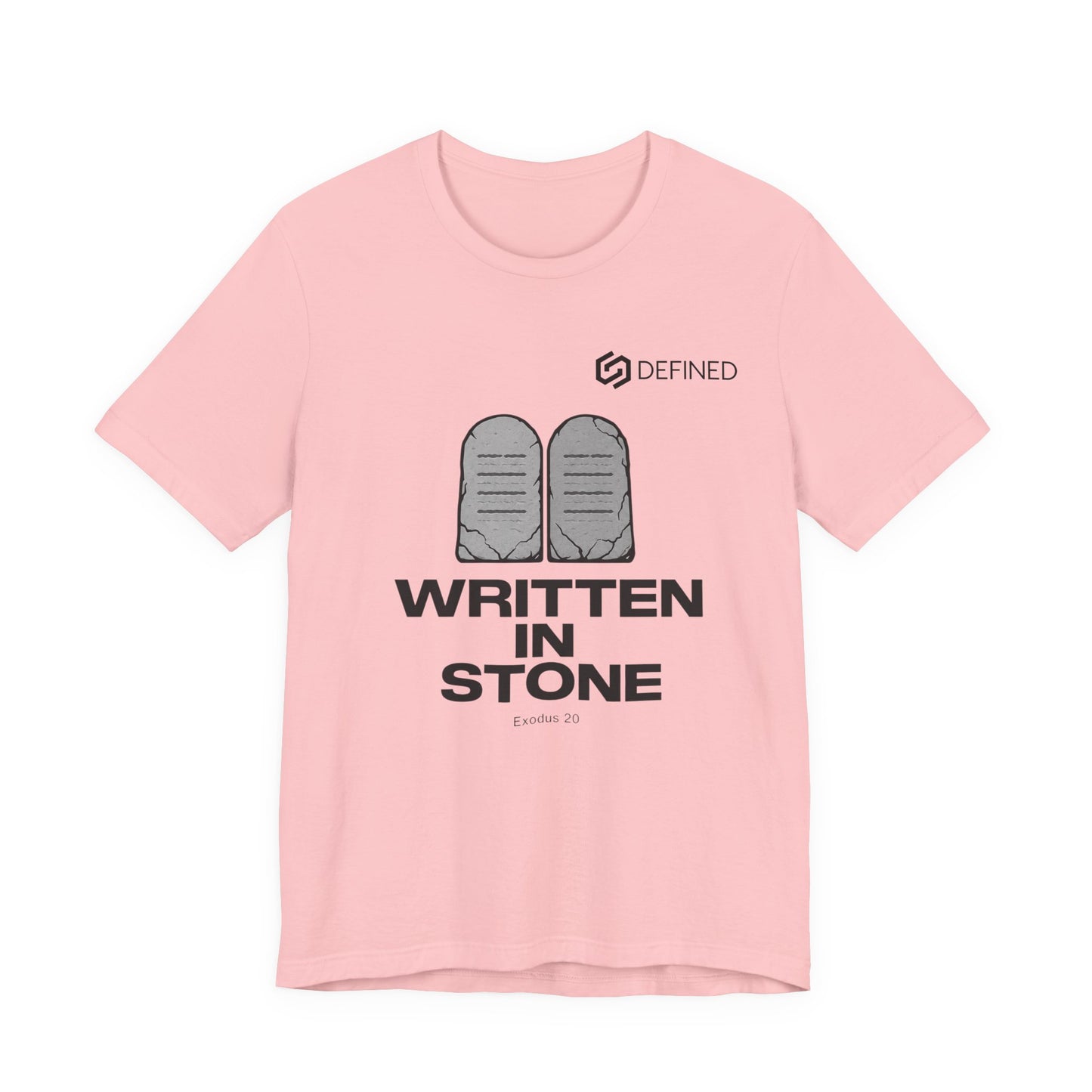 Written in Stone Tee | Exodus 20 Ten Commandments Christian T-Shirt | Old Testament Streetwear