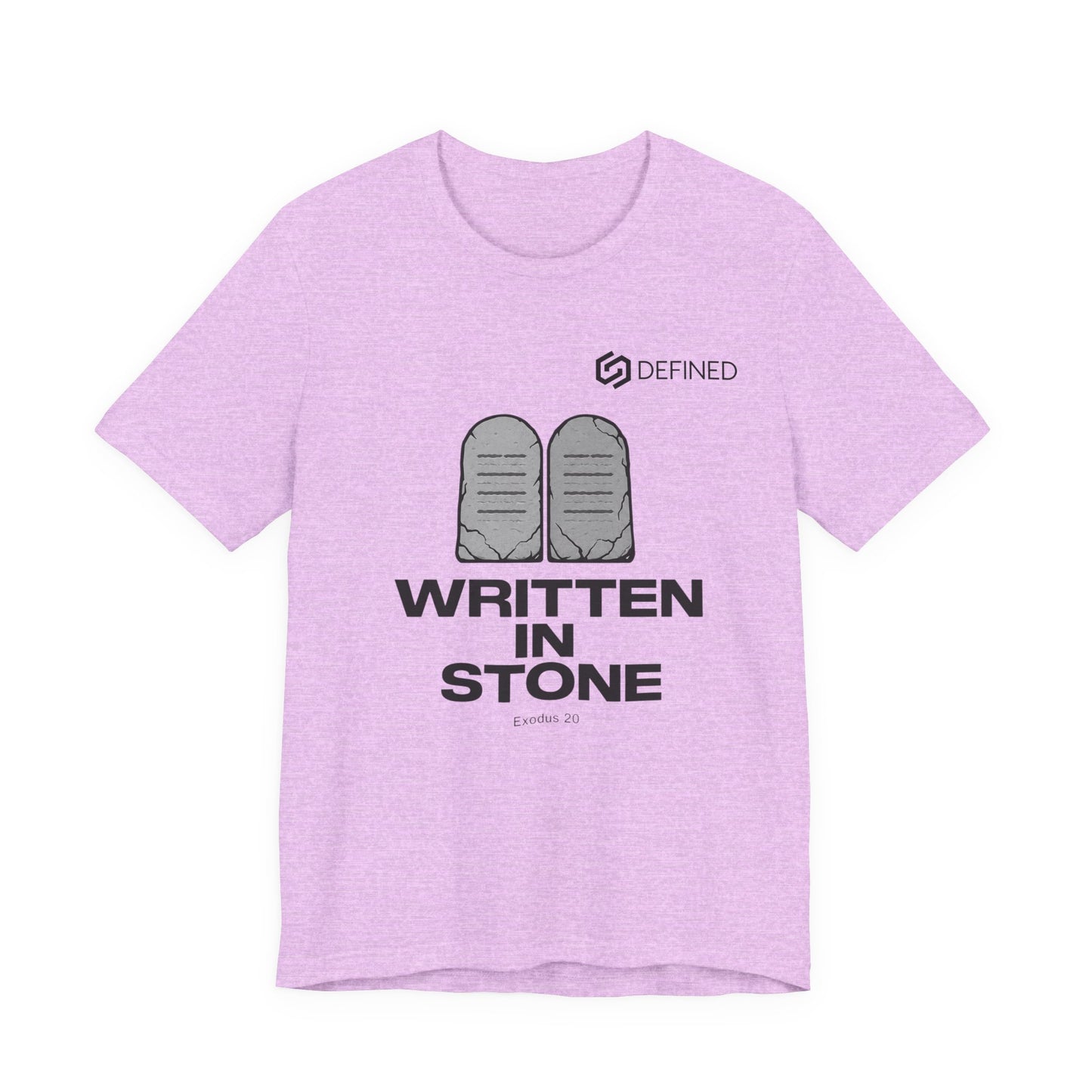 Written in Stone Tee | Exodus 20 Ten Commandments Christian T-Shirt | Old Testament Streetwear