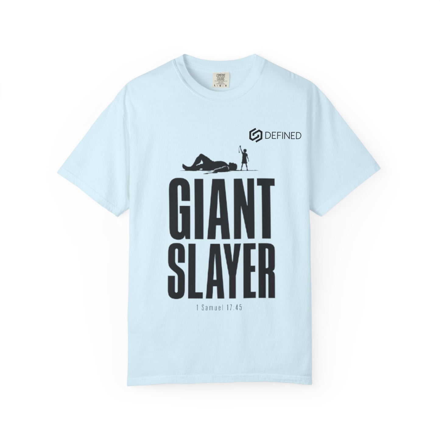 Giant Slayer Tee | 1 Samuel 17:45 David and Goliath Christian T-Shirt | Old Testament Streetwear