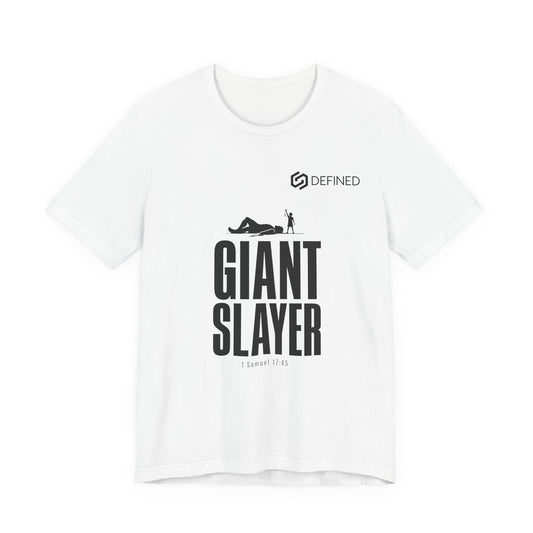 Giant Slayer Tee | 1 Samuel 17:45 David and Goliath Christian T-Shirt | Old Testament Streetwear