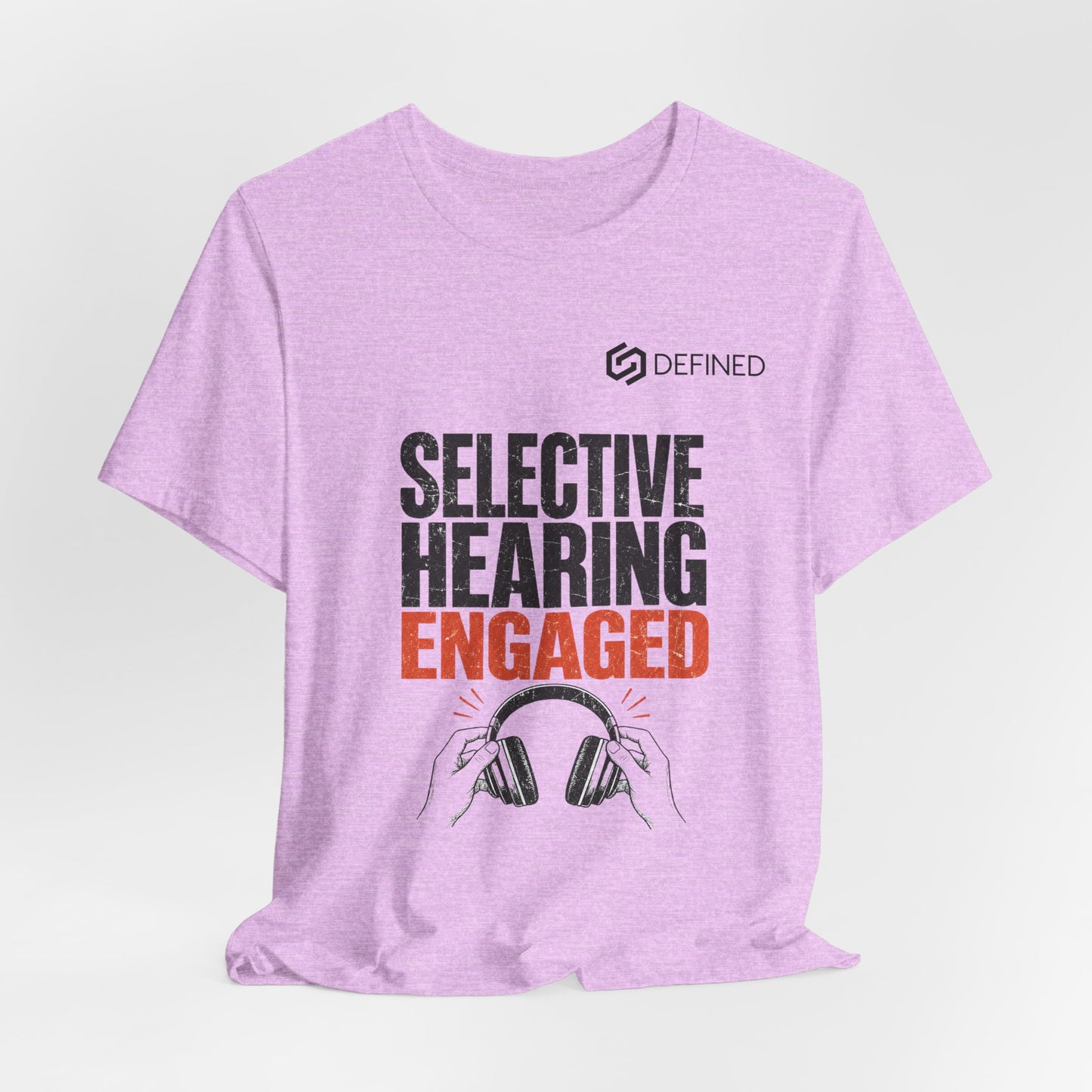 Selective Hearing Engaged Tee | Funny Vintage Distressed Graphic T-Shirt