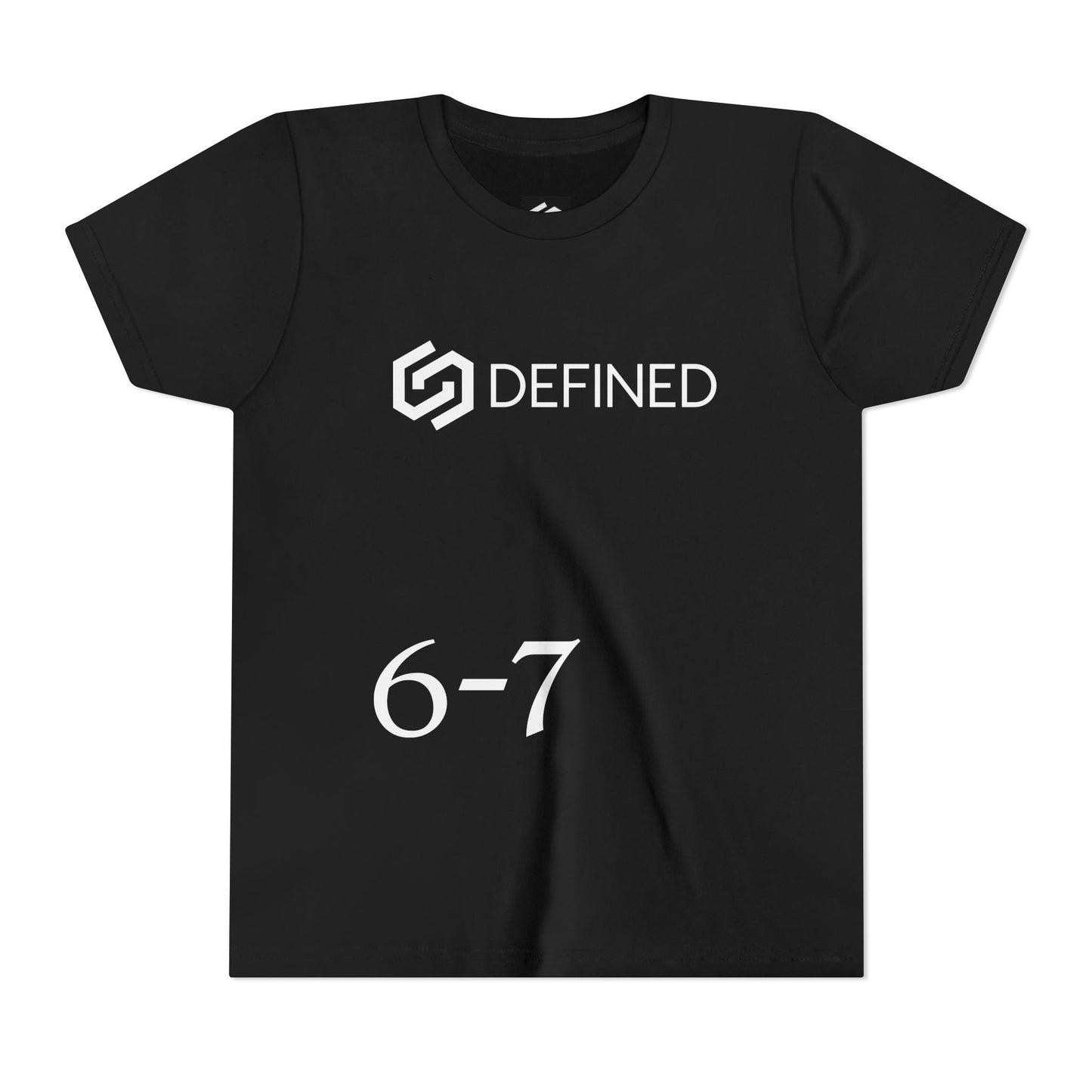 6-7 t-Shirt Defined Youth Tee: