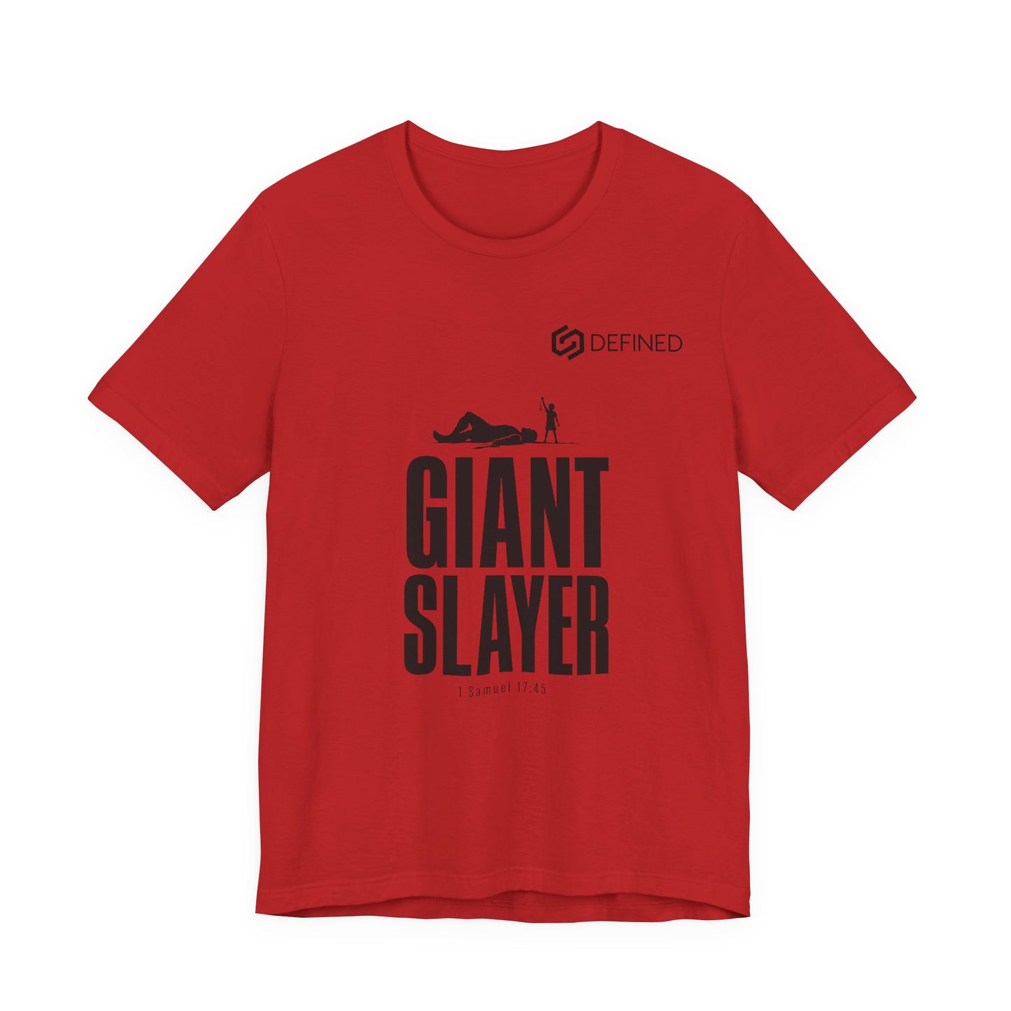 Giant Slayer Tee | 1 Samuel 17:45 David and Goliath Christian T-Shirt | Old Testament Streetwear