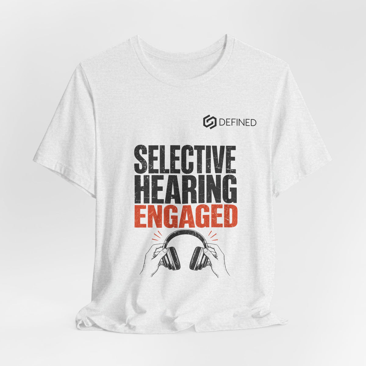Selective Hearing Engaged Tee | Funny Vintage Distressed Graphic T-Shirt