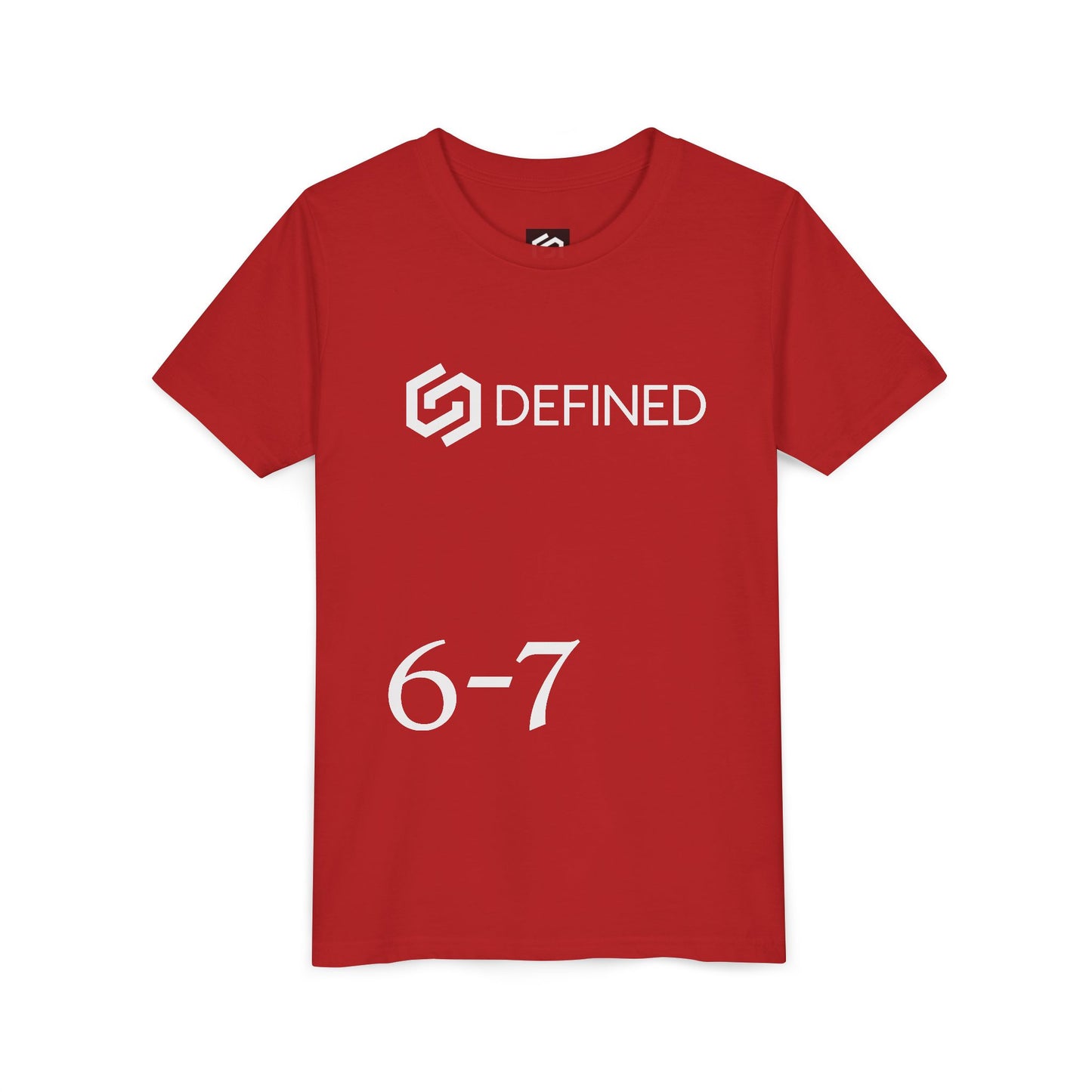 6-7 t-Shirt Defined Youth Tee: