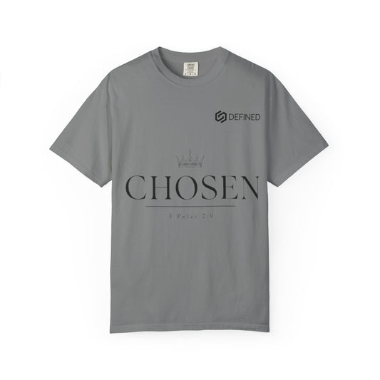 Chosen Crown T-Shirt — Inspirational Faith Graphic Tee (1 Peter 2:9)