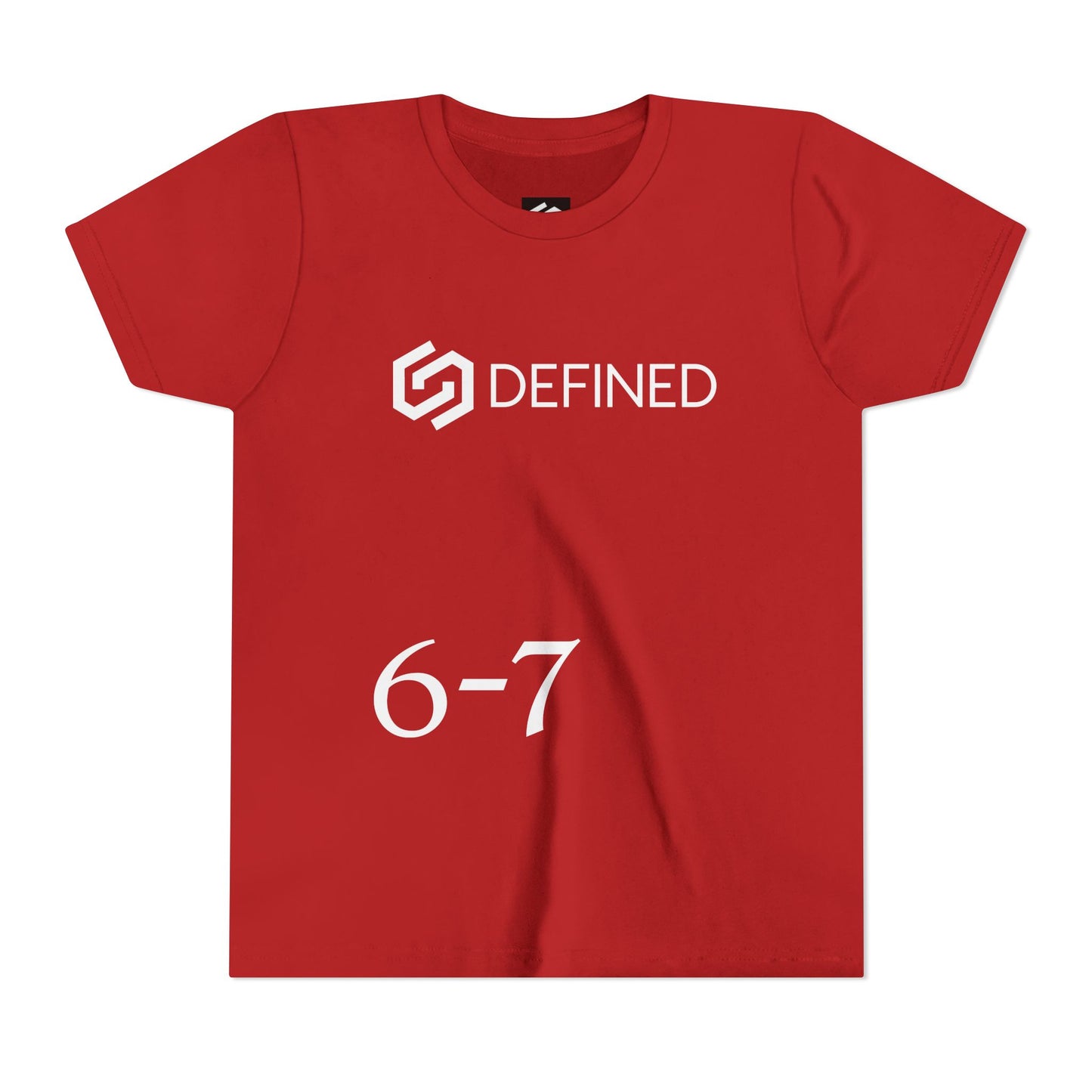 6-7 t-Shirt Defined Youth Tee: