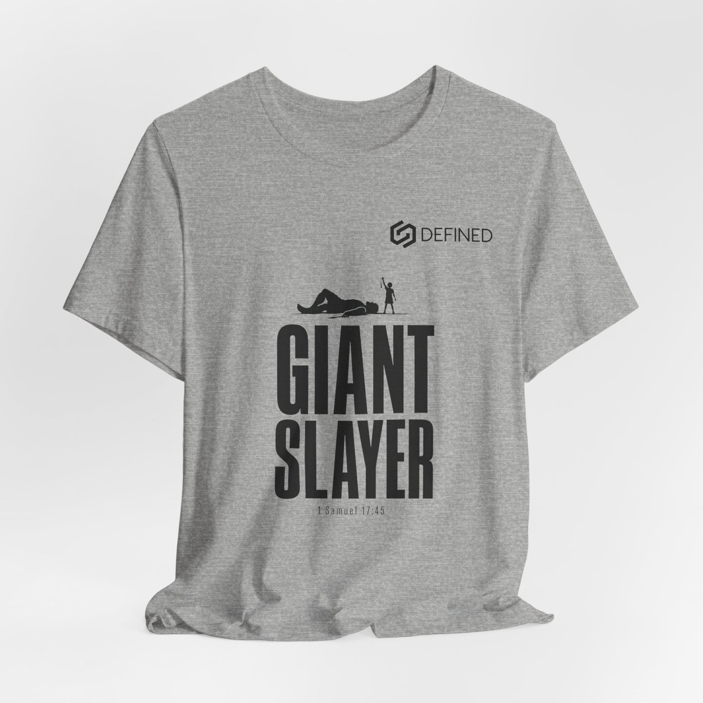 Giant Slayer Tee | 1 Samuel 17:45 David and Goliath Christian T-Shirt | Old Testament Streetwear