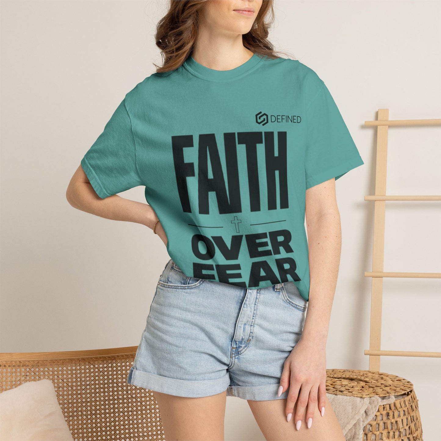 Faith Over Fear T-Shirt — Christian Inspirational Tee