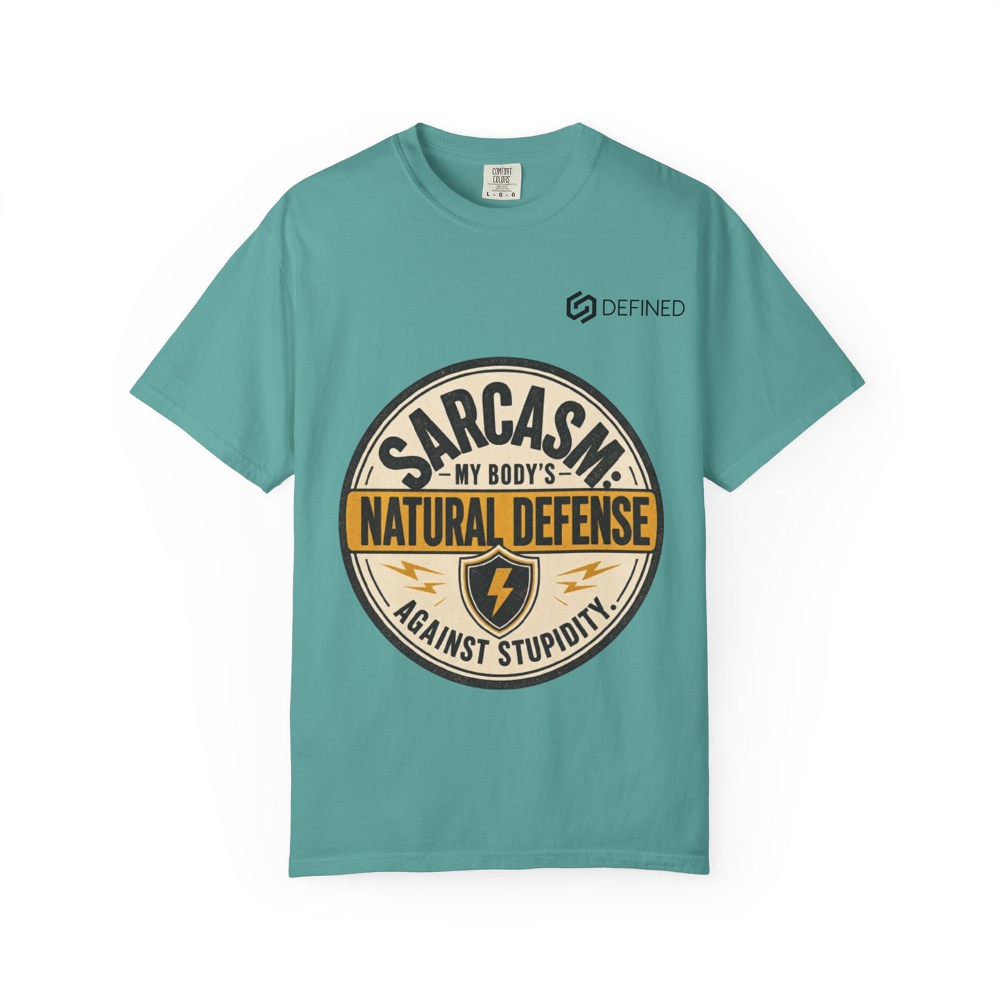 Sarcasm My Body's Natural Defense T-Shirt — Funny Graphic Tee