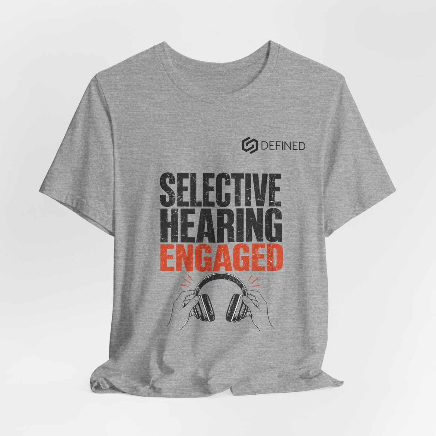 Selective Hearing Engaged Tee | Funny Vintage Distressed Graphic T-Shirt