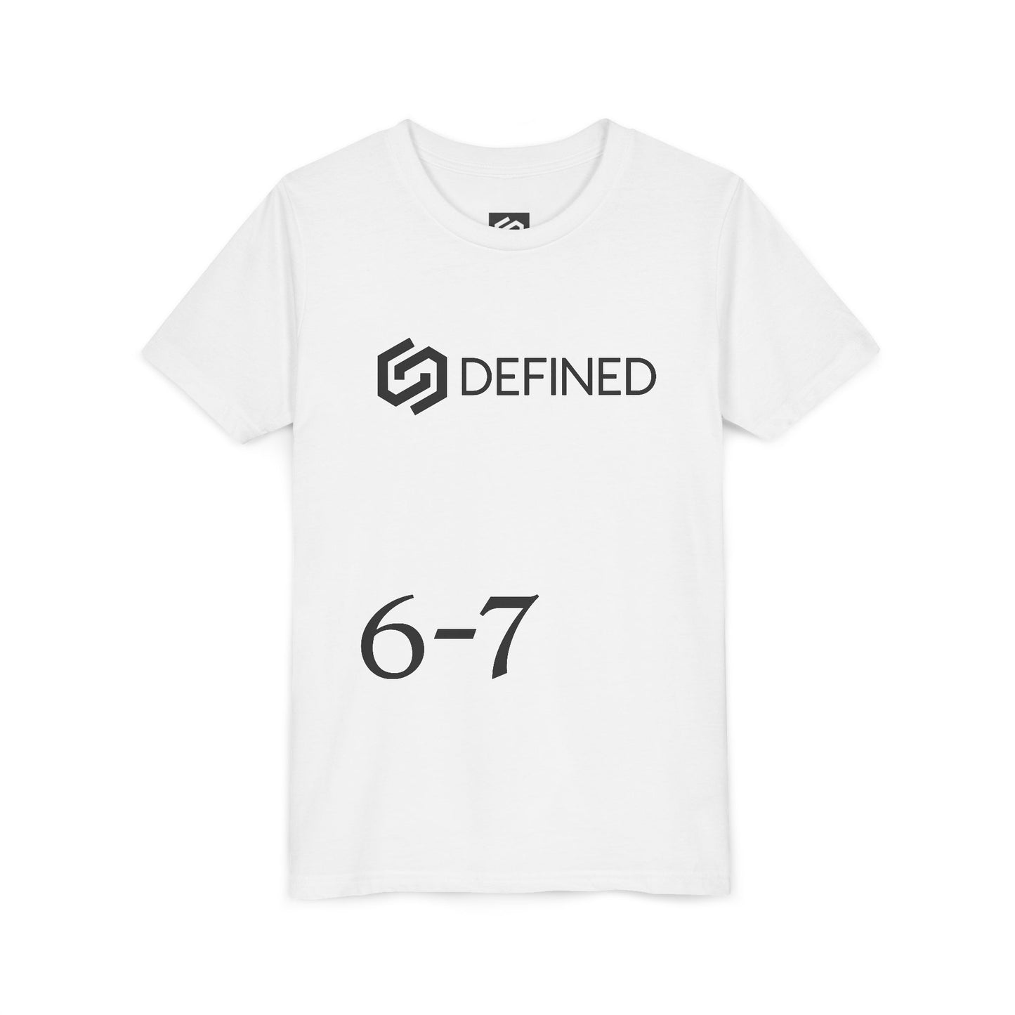 6-7 t-Shirt Defined Youth Tee: