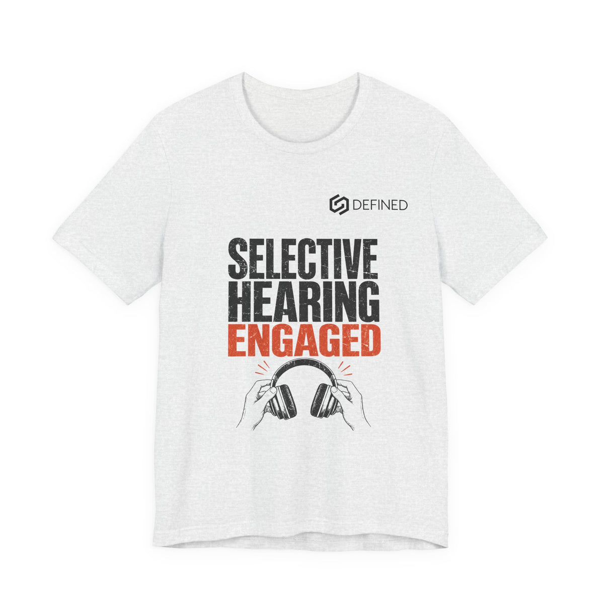 Selective Hearing Engaged Tee | Funny Vintage Distressed Graphic T-Shirt