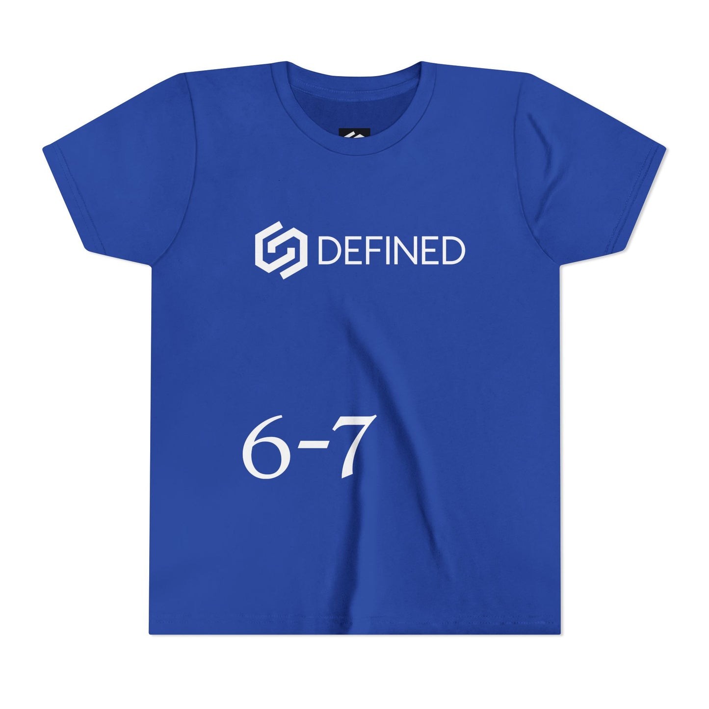 6-7 t-Shirt Defined Youth Tee:
