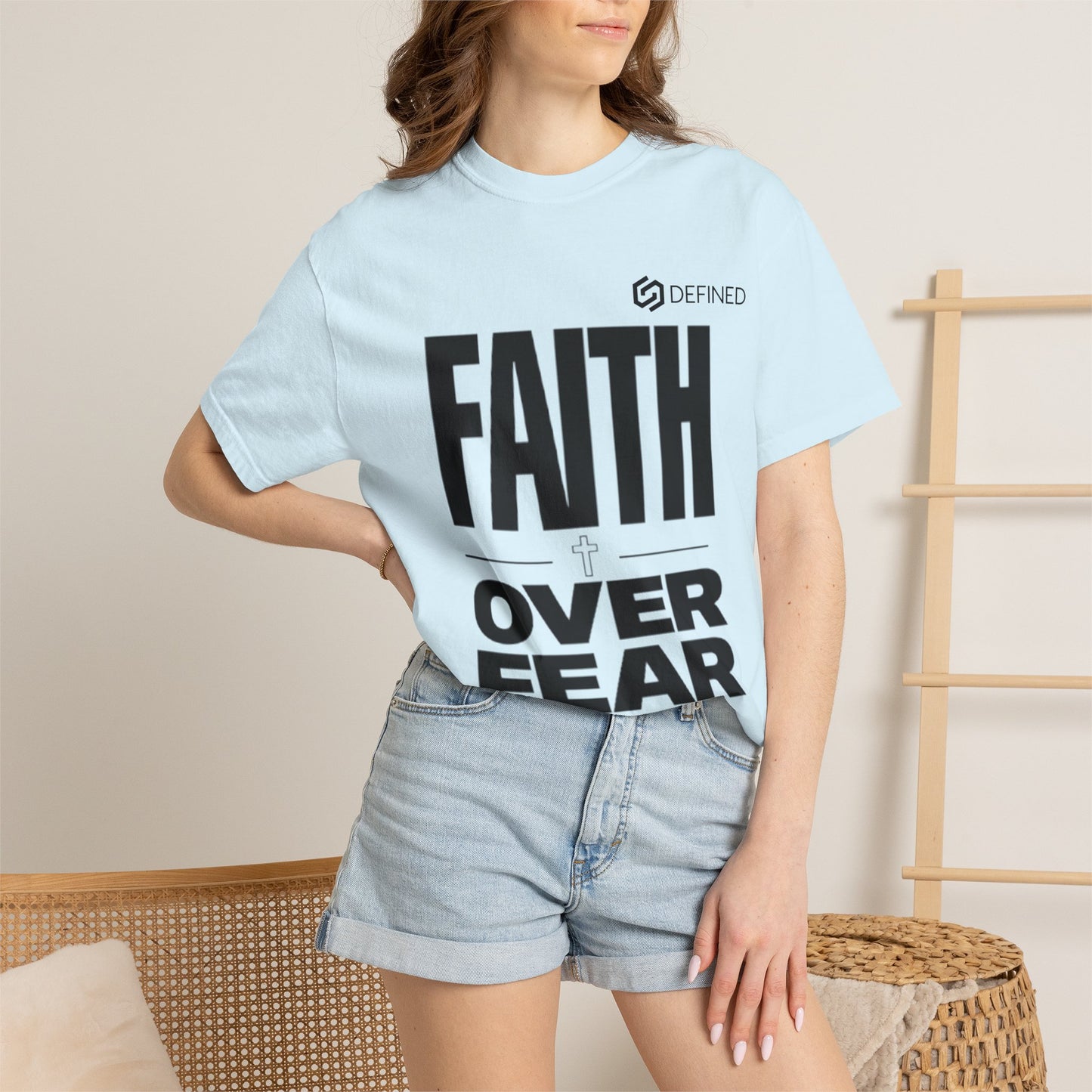 Faith Over Fear T-Shirt — Christian Inspirational Tee
