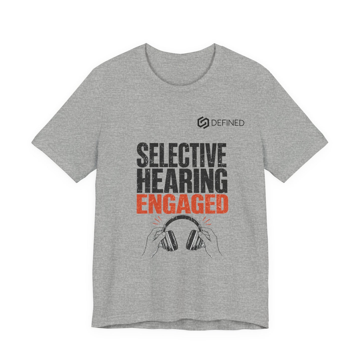 Selective Hearing Engaged Tee | Funny Vintage Distressed Graphic T-Shirt