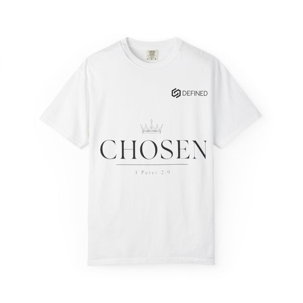 Chosen Crown T-Shirt — Inspirational Faith Graphic Tee (1 Peter 2:9)