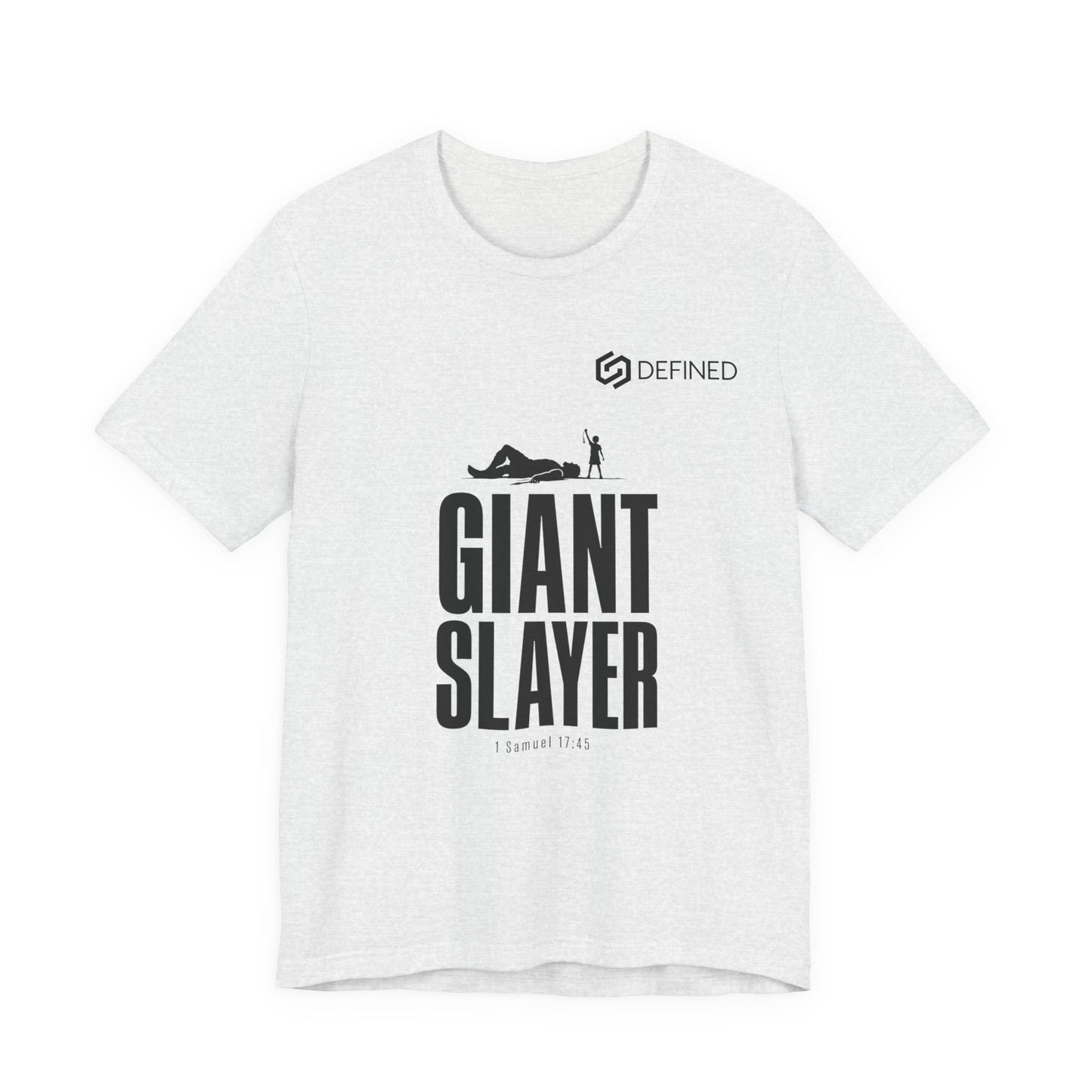 Giant Slayer Tee | 1 Samuel 17:45 David and Goliath Christian T-Shirt | Old Testament Streetwear