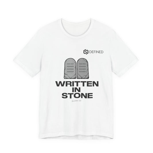 Written in Stone Tee | Exodus 20 Ten Commandments